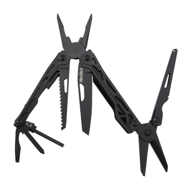 Мультитул NexTool Black Knight (11 функций) чёрный